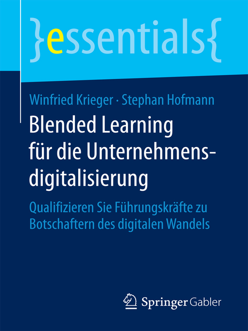 Title details for Blended Learning für die Unternehmensdigitalisierung by Winfried Krieger - Available